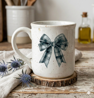 LAÇO AZUL VINTAGE - 6CM