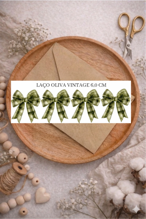 LAÇO OLIVA VINTAGE - 6,0CM