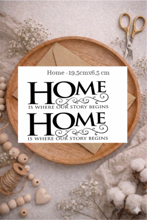 HOME - 19,5 x6,6 CM