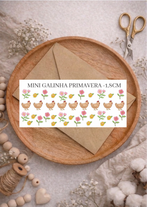 MINI GALINHAS PRIMAVERA 1,8CM