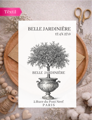 BELLE JARDINIERE- 27CM (TÊXTIL)