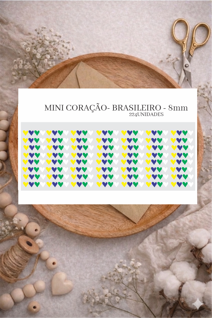 MINI CORRAÇÃO BRASILEIRO -224 UNDS