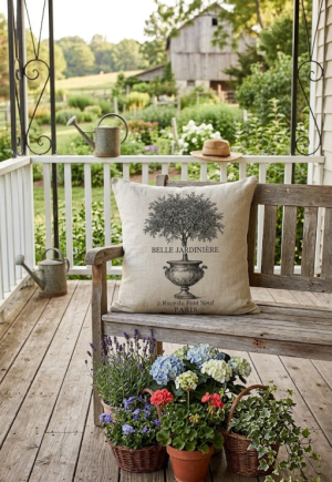 BELLE JARDINIERE- 27CM (TÊXTIL)