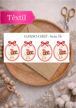GANSO CHEF - ADESIVO DTF TÊXTIL
