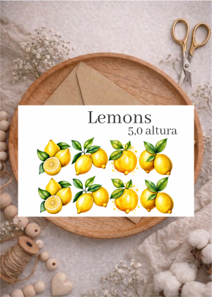 LEMONS - ADESIVO DTF UV