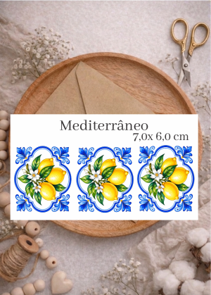 MEDITERRÂNEO - ADESIVO DTF UV