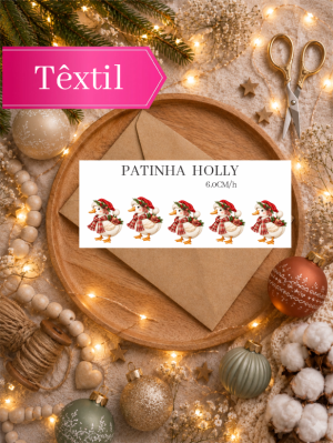 PATINHA HOLLY - ADESIVO DTF TÊXTIL